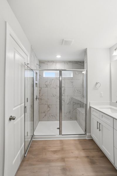 Furnished interior view inside a new home in Harrisburg Village Townhomes, Harrisburg (Image 19).