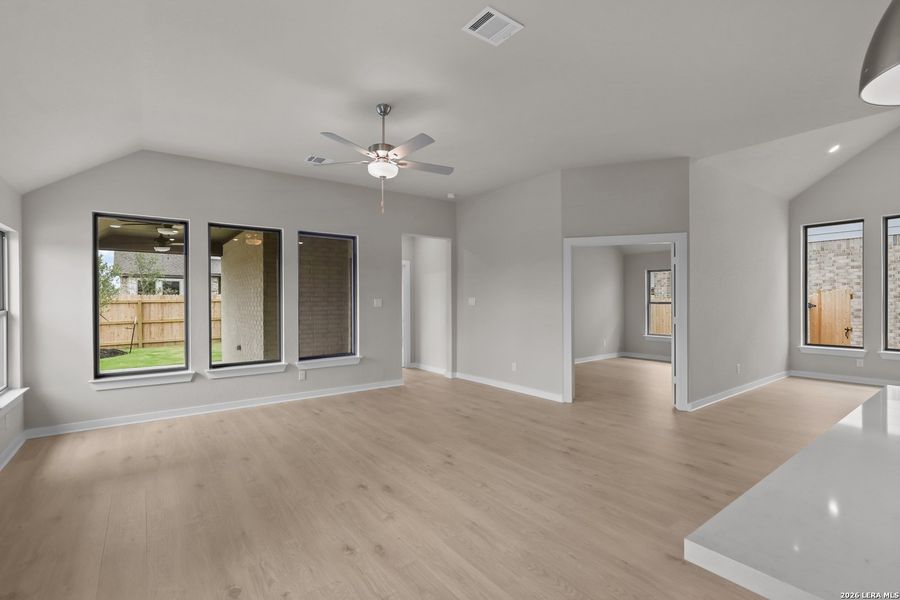 Spacious, unfurnished interior of a new home in Nopal Valley, San Antonio (Image 22). Spacious, unfurnished interior of a new home in Nopal Valley, San Antonio (Image 22).