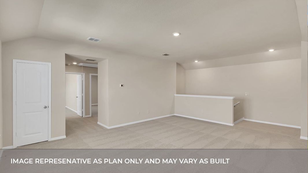 Representative unfurnished interior of a home built from the The Quincy by D.R. Horton in Rosenbusch Ranch, Leander (Image 18).
