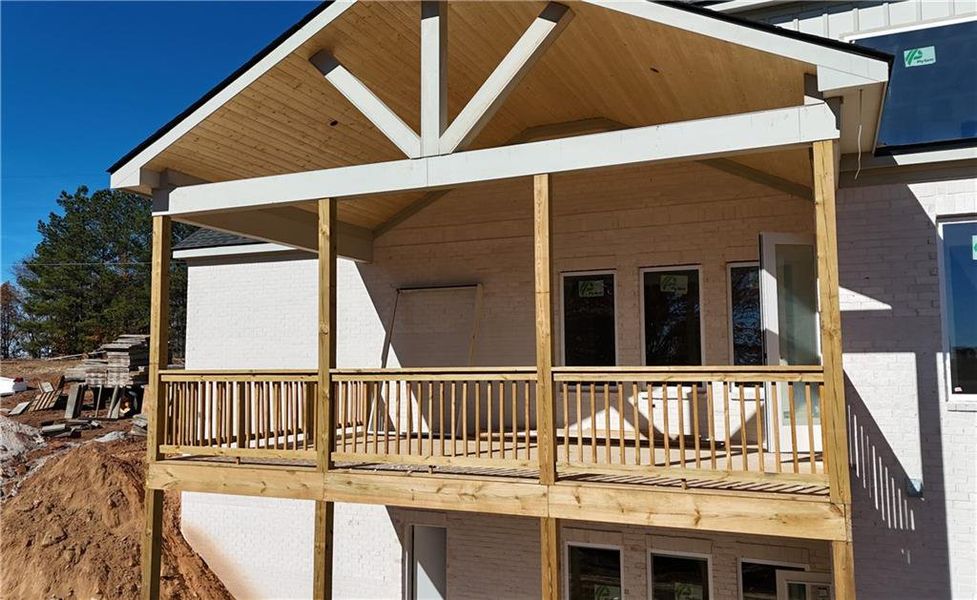 Exterior details and patio area of a home in , Buford (Image 3). Exterior details and patio area of a home in , Buford (Image 3).