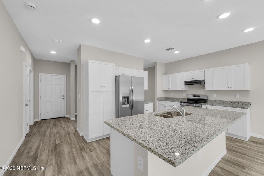 Furnished interior view inside a new home in , Jacksonville (Image 16).