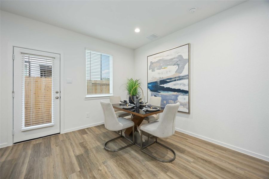 Furnished interior view inside a new home in Alaia Crossing, Houston (Image 7).