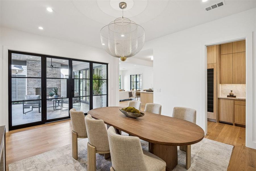 Furnished interior view inside a new home in , Dallas (Image 35).