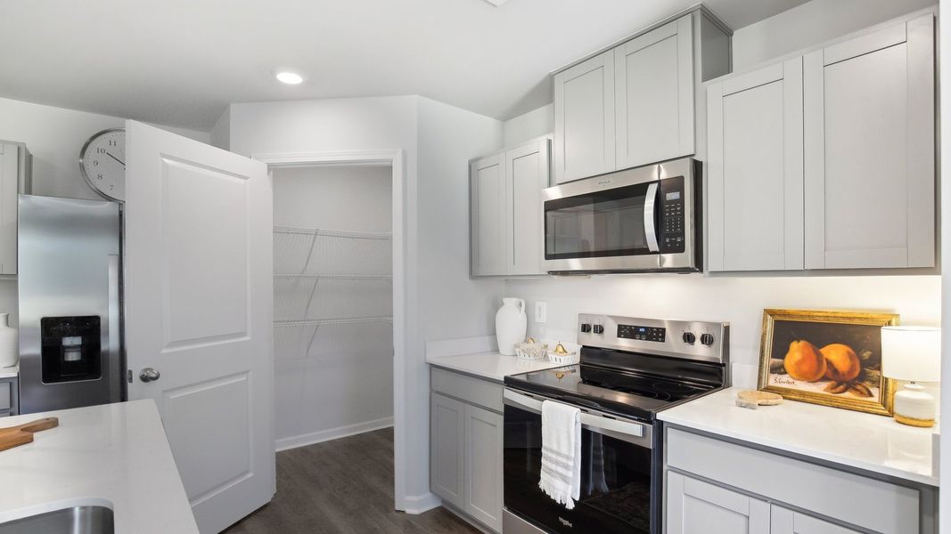Furnished interior view inside a new home in Parkside Point, Portland (Image 24). Furnished interior view inside a new home in Parkside Point, Portland (Image 24).