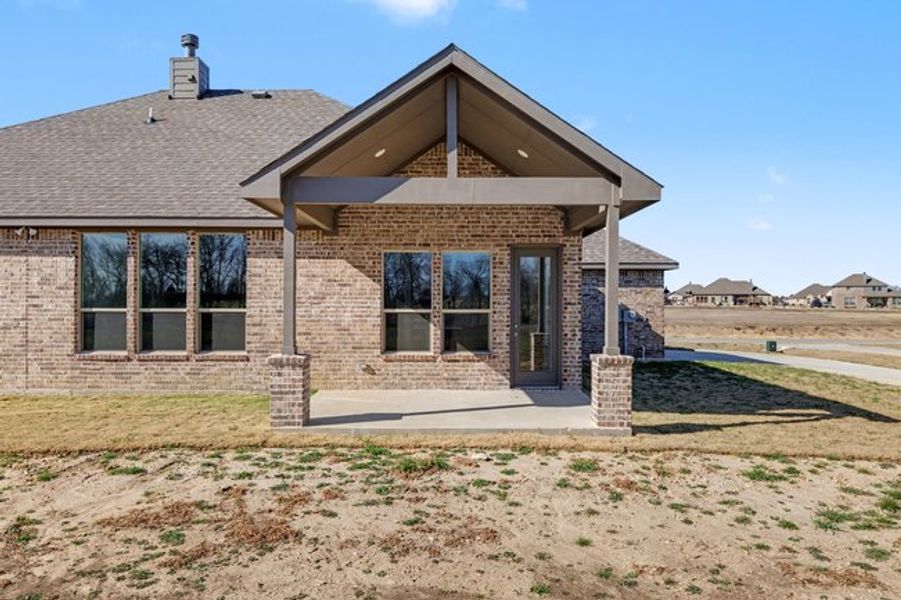 Representative exterior details of a home built from the The Pear by Sumeer Homes in Stone Henge II, Sanger (Image 4). Representative exterior details of a home built from the The Pear by Sumeer Homes in Stone Henge II, Sanger (Image 4).