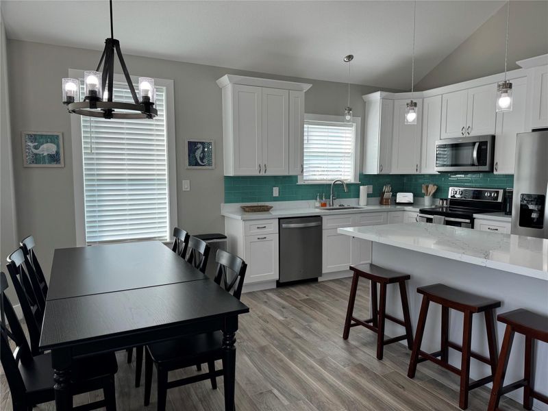 Furnished interior view inside a new home in , Galveston (Image 26).