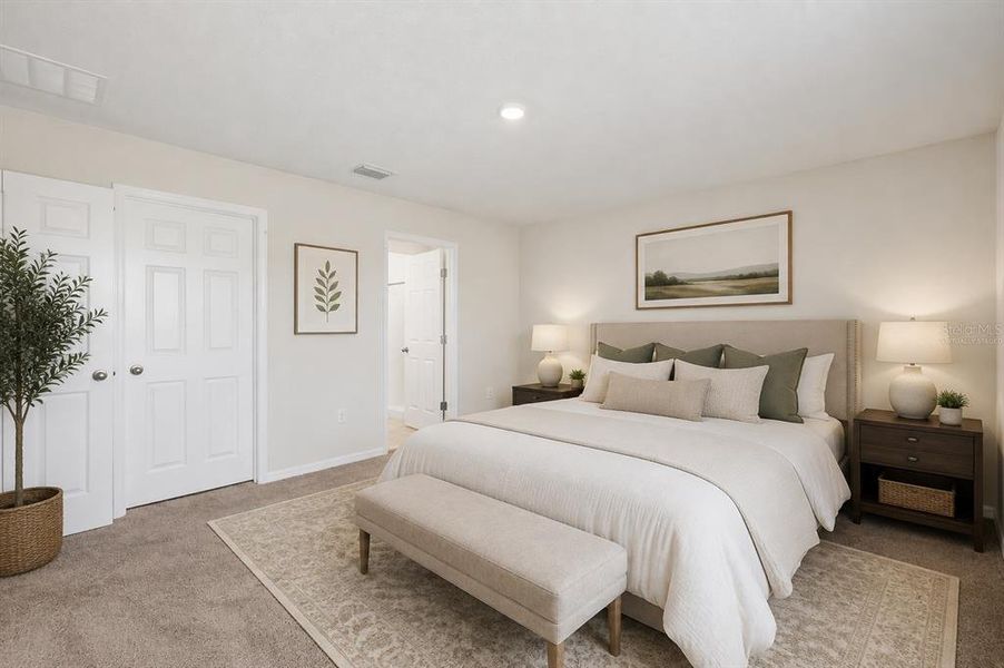 Furnished interior view inside a new home in New Home Communities Near Tampa, Ocala, and Orlando, Florida, Lithia (Image 13). Furnished interior view inside a new home in New Home Communities Near Tampa, Ocala, and Orlando, Florida, Lithia (Image 13).