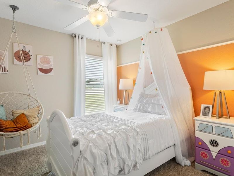 Secondary bedrooms provides space for everyone in your household.