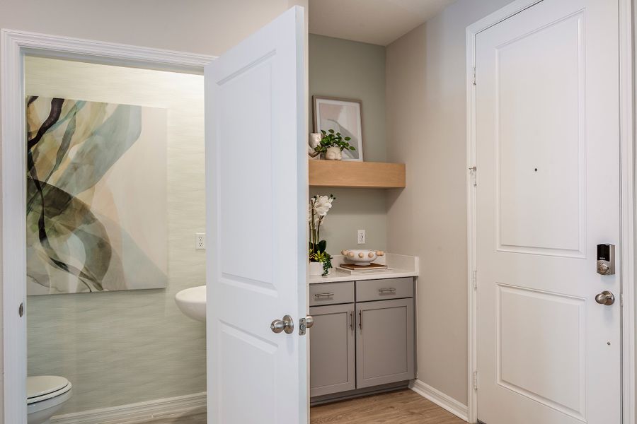 Representative furnished interior of a home built from the Providence by Beazer Homes in Aulin Square, Oviedo (Image 15).