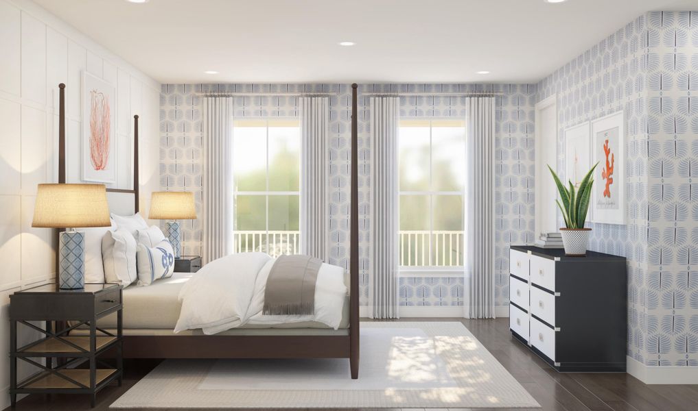 Furnished interior view inside a new home in Liberty Hill Farm, Mount Pleasant (Image 42).