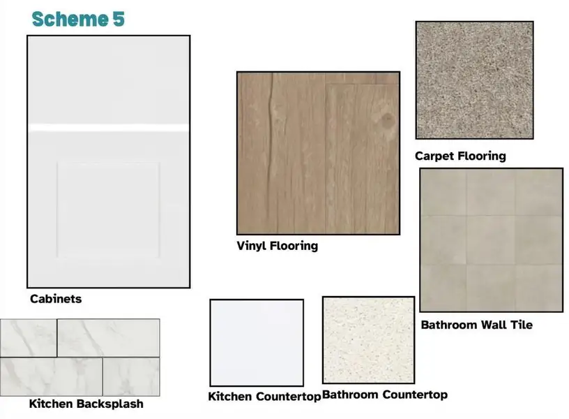 Sample of building materials used in homes in Sorella, Tomball (Image 3).