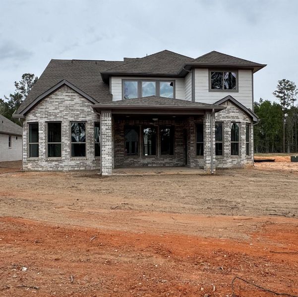 In-progress construction of a new home in Two Step Farm, Montgomery, TX (Image 18).