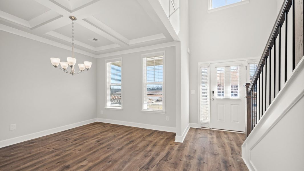 Representative unfurnished interior of a home built from the Fleetwood by D.R. Horton in Evergreen Crossing, Locust Grove (Image 15).