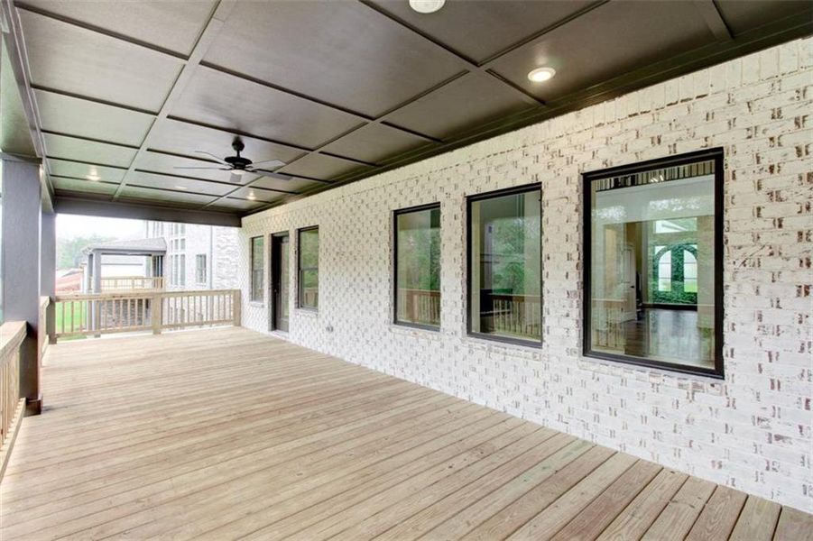 Exterior details and patio area of a home in , Conyers (Image 21).