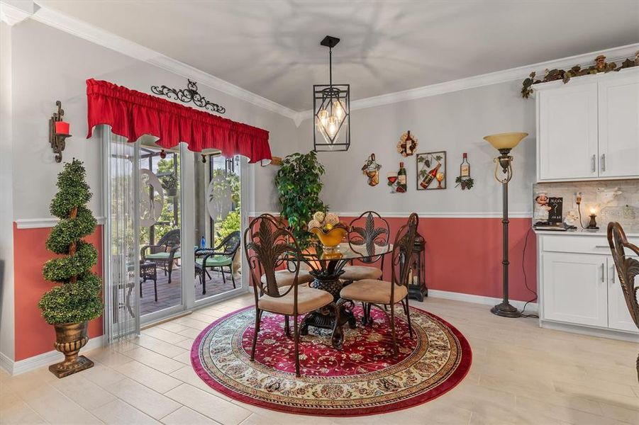 Furnished interior view inside a new home in Burnt Store Village, Punta Gorda (Image 12).