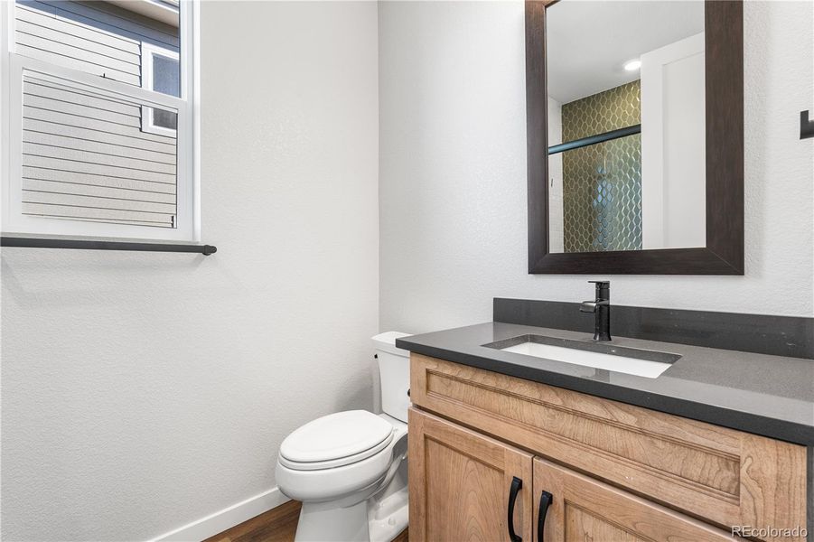 Furnished interior view inside a new home in Portrait at The Canyons, Castle Pines (Image 11).