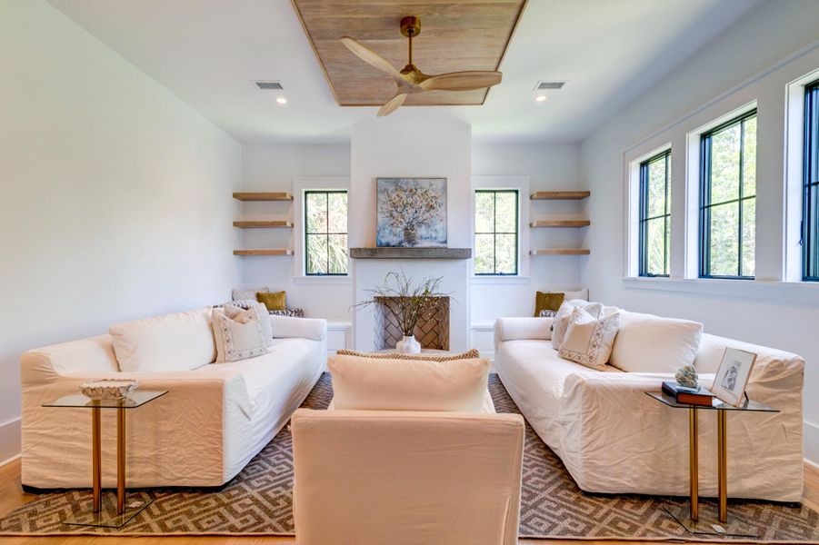 Furnished interior view inside a new home in , Sullivan's Island (Image 42).