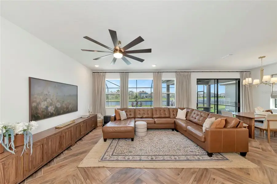 Furnished interior view inside a new home in , Parrish (Image 8).