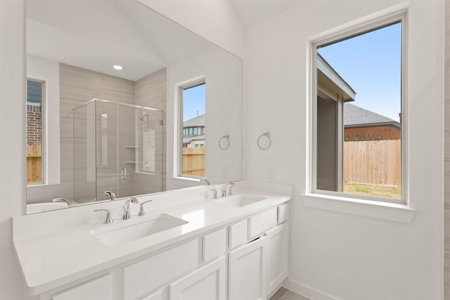 Furnished interior view inside a new home in Brookewater, Rosenberg (Image 6).