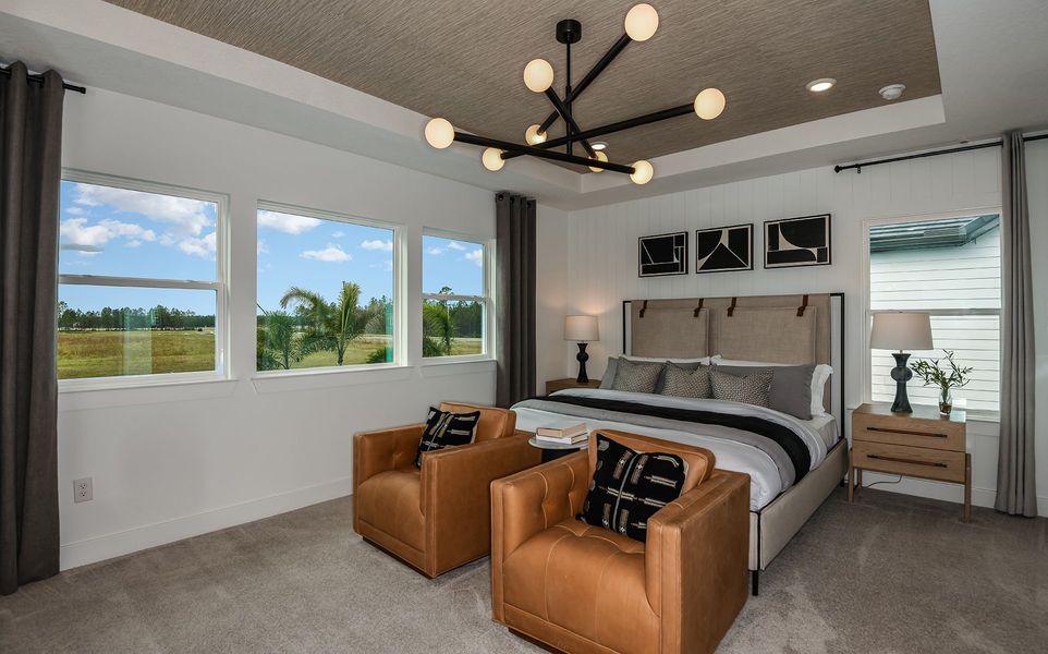 Furnished interior view inside a new home in Two Rivers, Zephyrhills (Image 19).