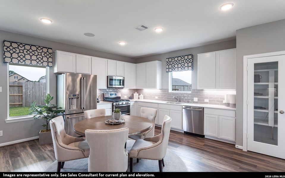 Furnished interior view inside a new home in Red Hawk Landing, San Antonio (Image 10).