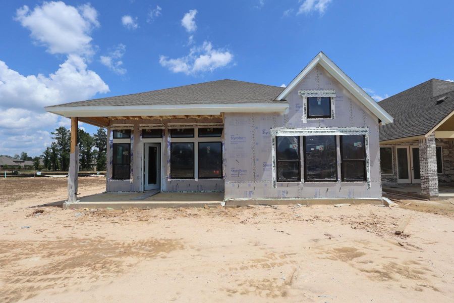 In-progress construction of a new home in The Highlands Encore - Tranquil Collection, Porter, TX (Image 8). In-progress construction of a new home in The Highlands Encore - Tranquil Collection, Porter, TX (Image 8).