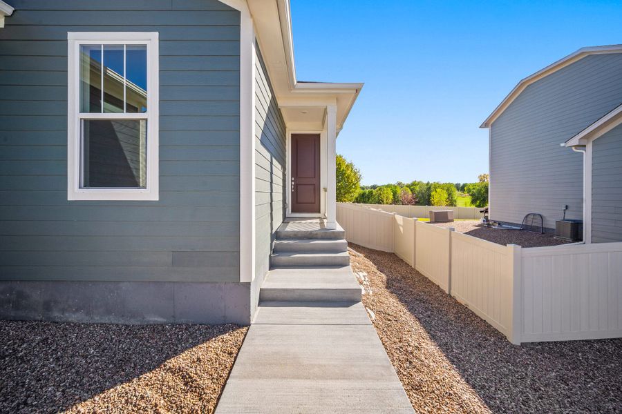 Exterior details and patio area of a home in Aspen Ranch, Fountain (Image 20).
