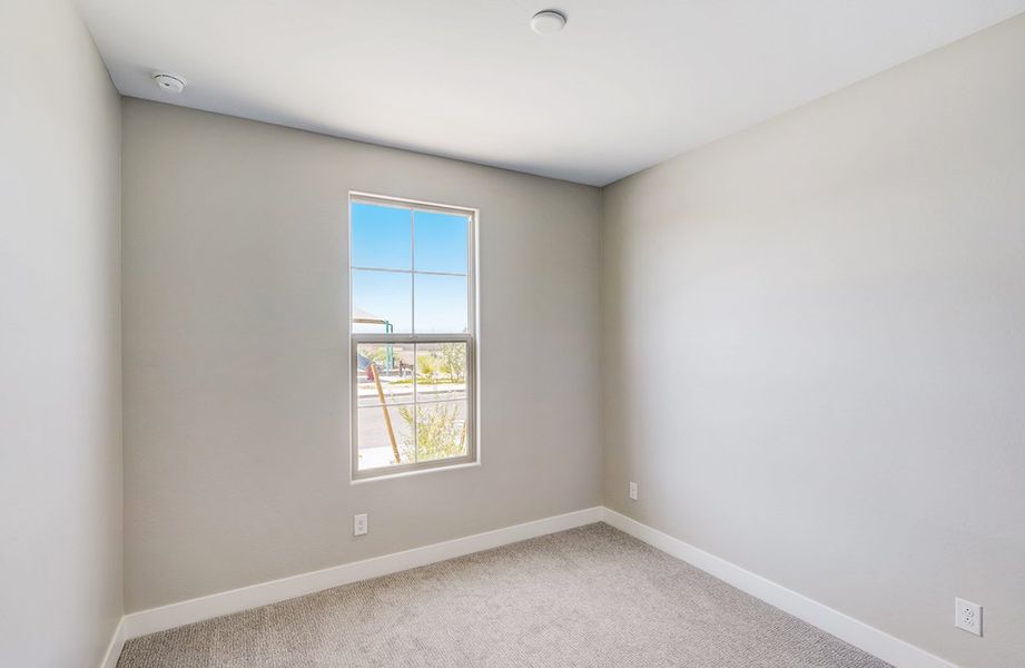 Representative unfurnished interior of a home built from the Castillo Series - Clover by Brightland Homes in Castillo at Anderson Parc, Buckeye (Image 30). Representative unfurnished interior of a home built from the Castillo Series - Clover by Brightland Homes in Castillo at Anderson Parc, Buckeye (Image 30).