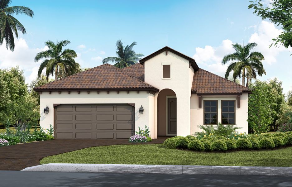 Representative exterior photo of a completed home built from the Starlight 2 by Neal Communities in Verandah, Fort Myers, FL (Image 2).