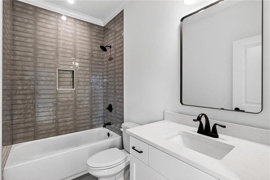 Furnished interior view inside a new home in , Marietta (Image 18).