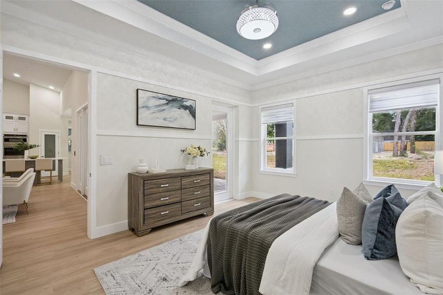 Furnished interior view inside a new home in , Apopka (Image 41).