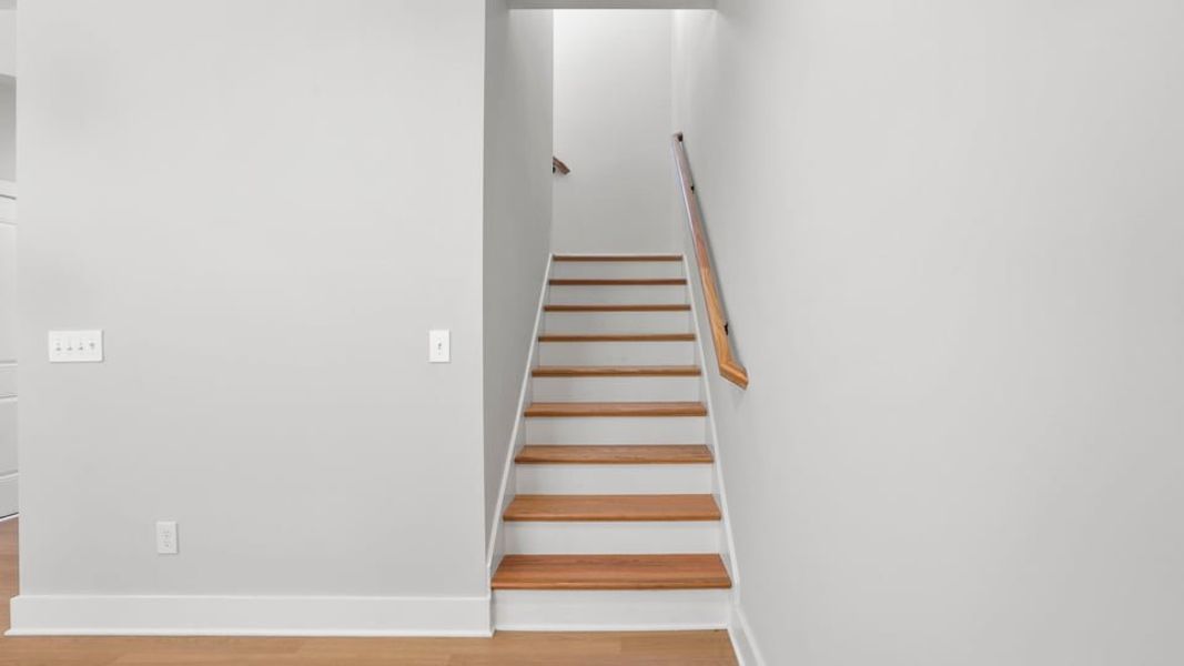 Representative unfurnished interior of a home built from the Bakersfield by D.R. Horton in Edgewood Estates, Greenville (Image 24).