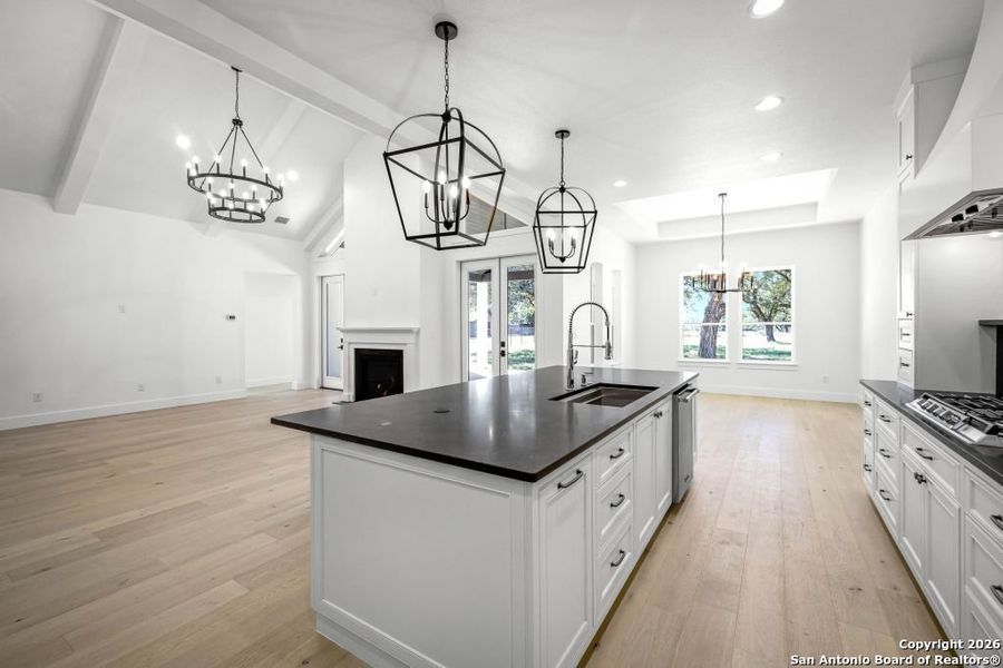 Furnished interior view inside a new home in , New Braunfels (Image 11).