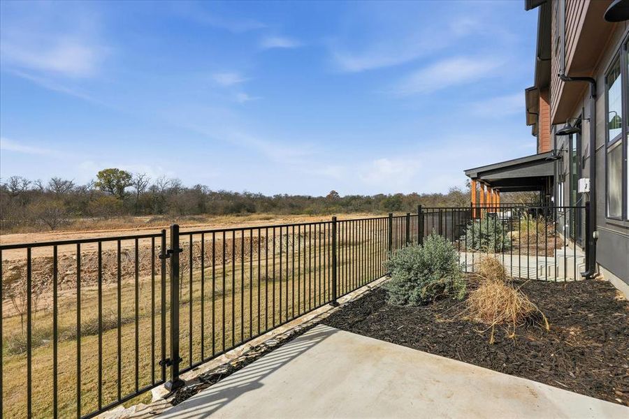 Exterior details and patio area of a home in , Stephenville (Image 3).