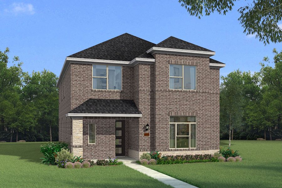 The Cypress - Modern Prairie with Stone Elevation