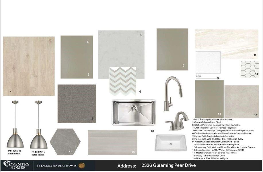 Sample of building materials used in homes in Pomona, Manvel (Image 3). Sample of building materials used in homes in Pomona, Manvel (Image 3).