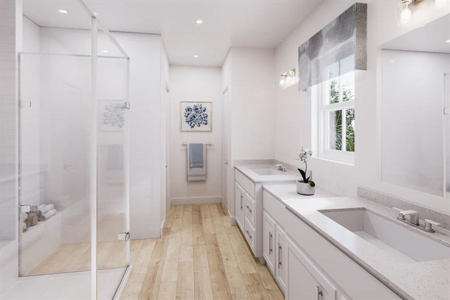 Representative furnished interior of a home built from the Heritage Bay by Ryan Homes in Malabar Springs, Palm Bay (Image 8).
