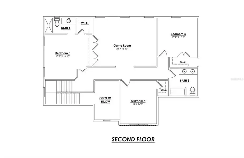 2D floor plan layout of this home in , Palm Harbor, FL (Image 4). 2D floor plan layout of this home in , Palm Harbor, FL (Image 4).