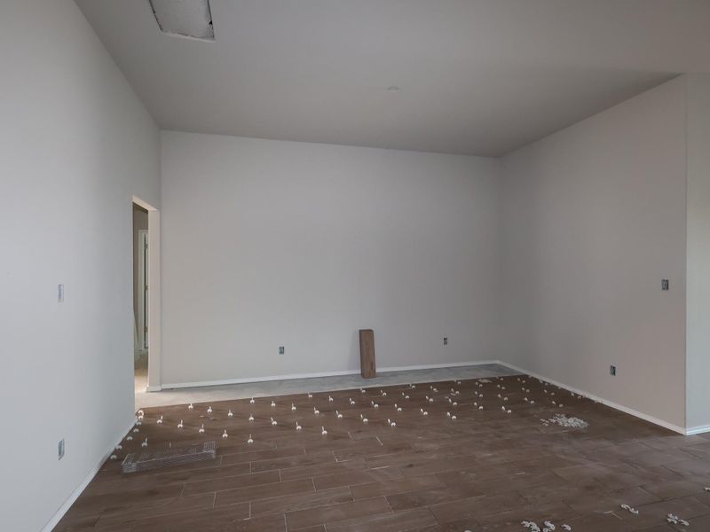 In-progress construction of a new home in Carillon, Manor, TX (Image 19).