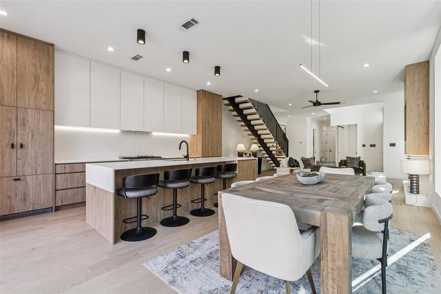 Furnished interior view inside a new home in , Dallas (Image 4).