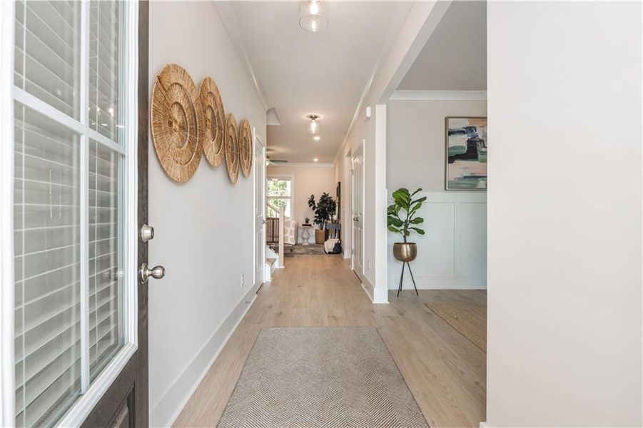 Furnished interior view inside a new home in , Flowery Branch (Image 39).