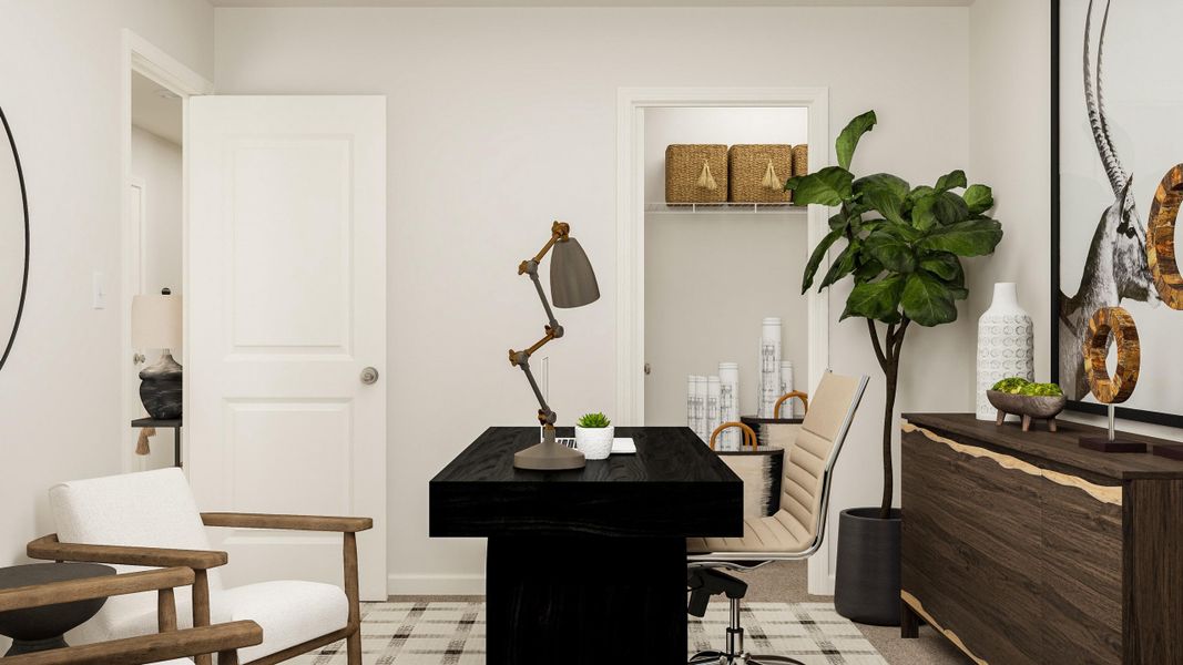 A room with a piano and chairs.