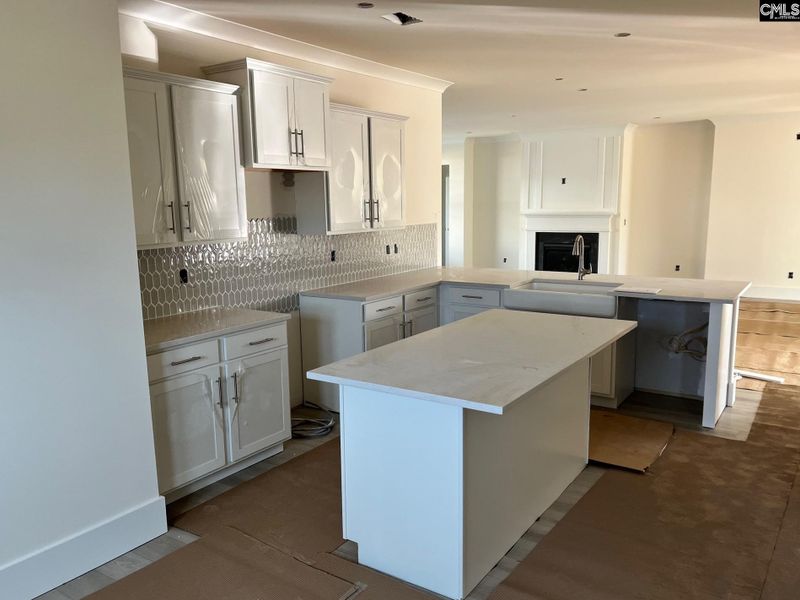 In-progress construction of a new home in Blythewood Farms, Blythewood, SC (Image 45).