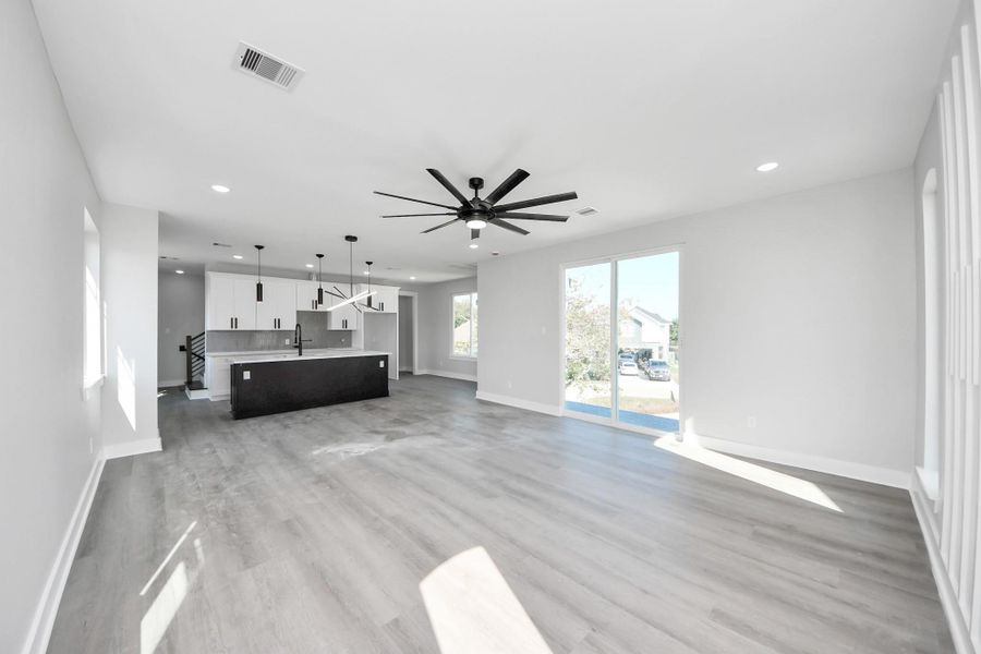 Spacious, unfurnished interior of a new home in , La Porte (Image 19). Spacious, unfurnished interior of a new home in , La Porte (Image 19).