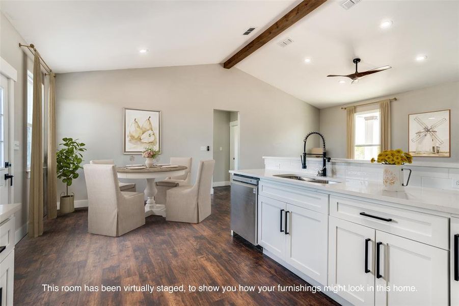 Furnished interior view inside a new home in , Terrell (Image 4). Furnished interior view inside a new home in , Terrell (Image 4).