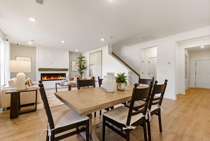 Furnished interior view inside a new home in The Groves of Berkeley, Moncks Corner (Image 9).