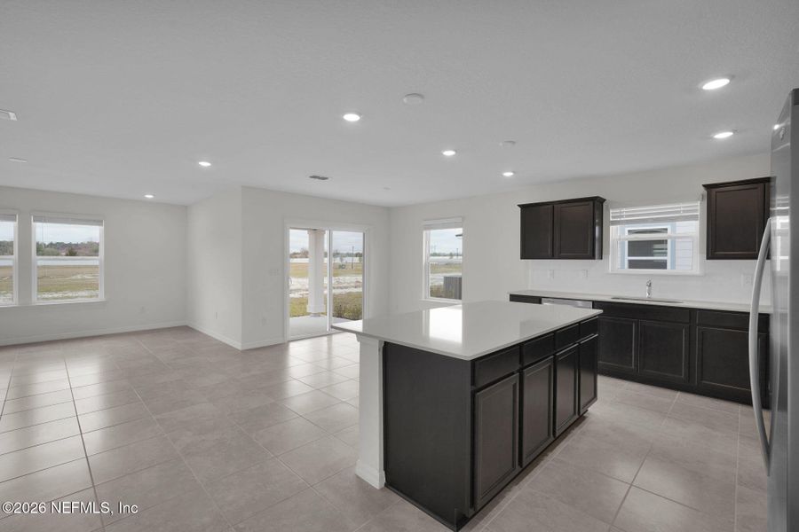 Furnished interior view inside a new home in Wells Landing, Jacksonville (Image 5).