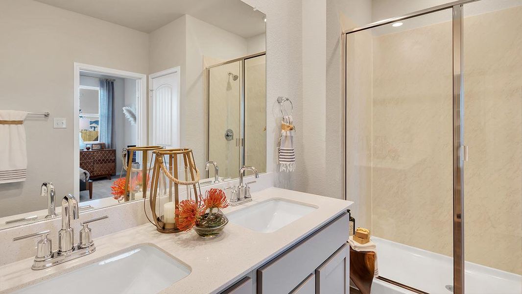 Furnished interior view inside a new home in Talavera, Kyle (Image 9).