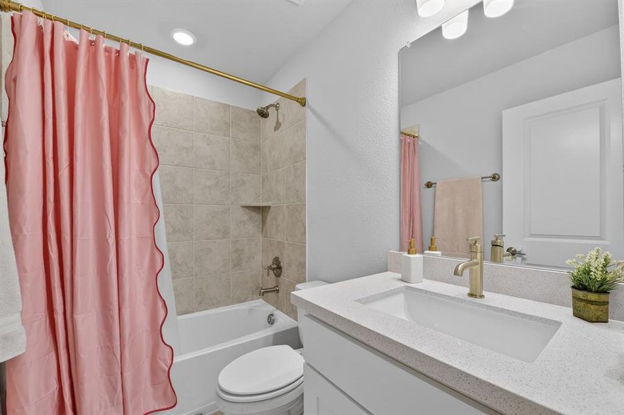 Furnished interior view inside a new home in South Oak, Lakewood Village (Image 23).