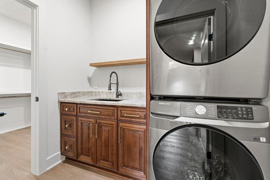 Laundry room off the primary bathorom Laundry room off the primary bathorom